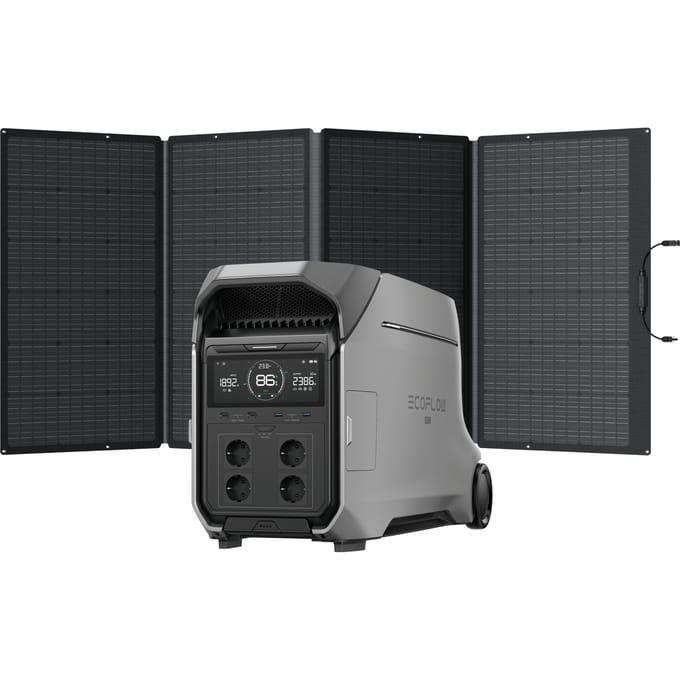 EcoFlow DELTA Pro 3 Solar Generator (PV400W)