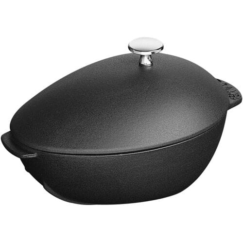 STAUB SPECIALITIES - Mosselpan - ovaal - 250mm - Gietijzer - Zwart