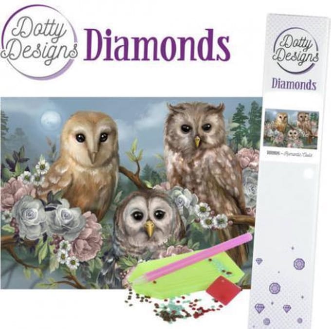 Dotty Designs Diamonds - Romantic Owls