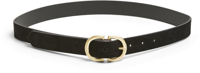 Pieces Kledingriem Pcjuva Suede Jeans Belt Noos 17102275 Black/w Brushed