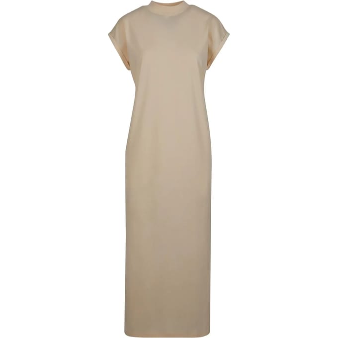 Urban Classics - Long Extended Shoulder Maxi lange jurk - 3XL - Beige