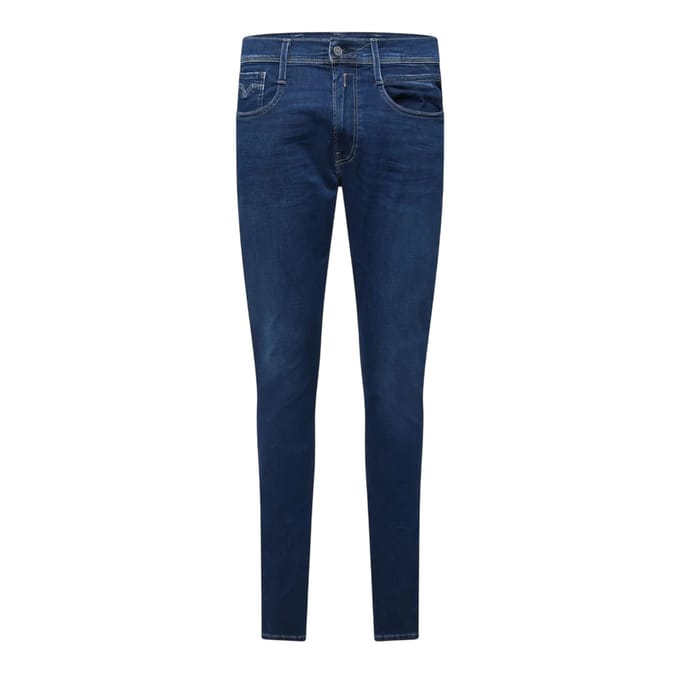 Replay Anbass Slim-fit herenjeans (Blauw)