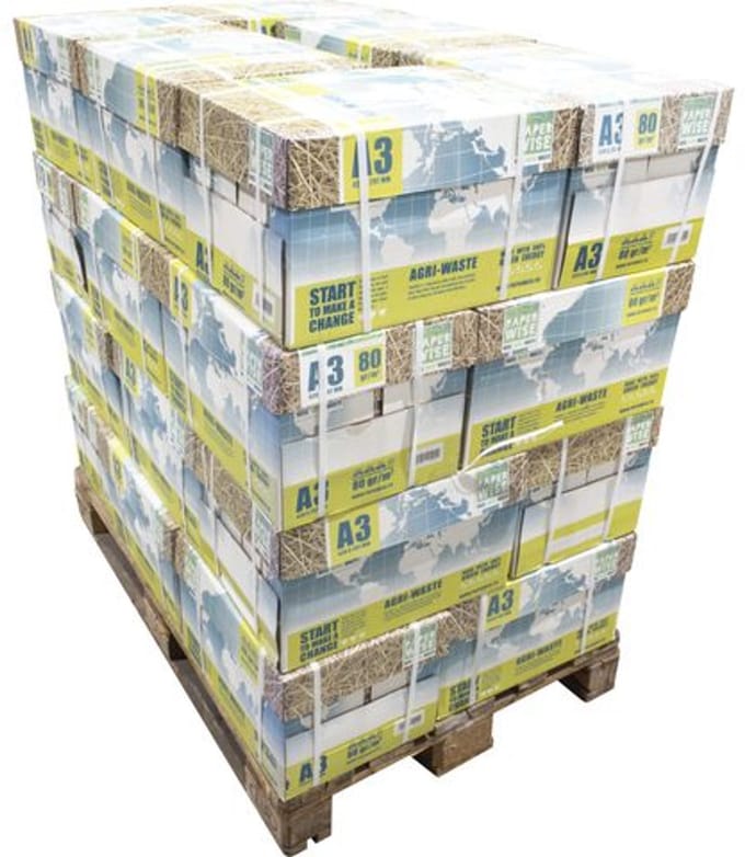 PaperWise kopieerpapier A3 wit 80 grams pallet à 120 pak