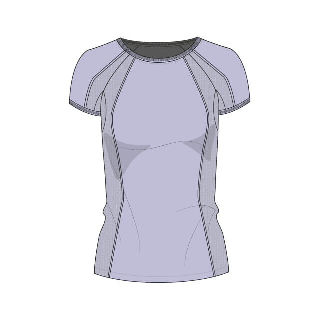 Sweaty Betty Athlete Seamless Workout T-Shirt PAARS - Maat S