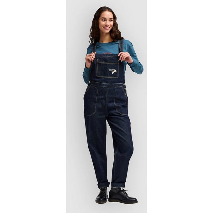 RVCA Dalas Denim Tuinbroek blauw