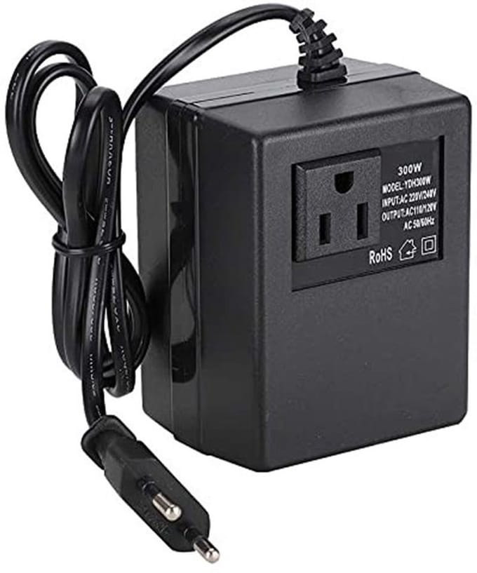 Allecto - 300W Power Transformer - Reisstekkeradapter - Lichtgewicht