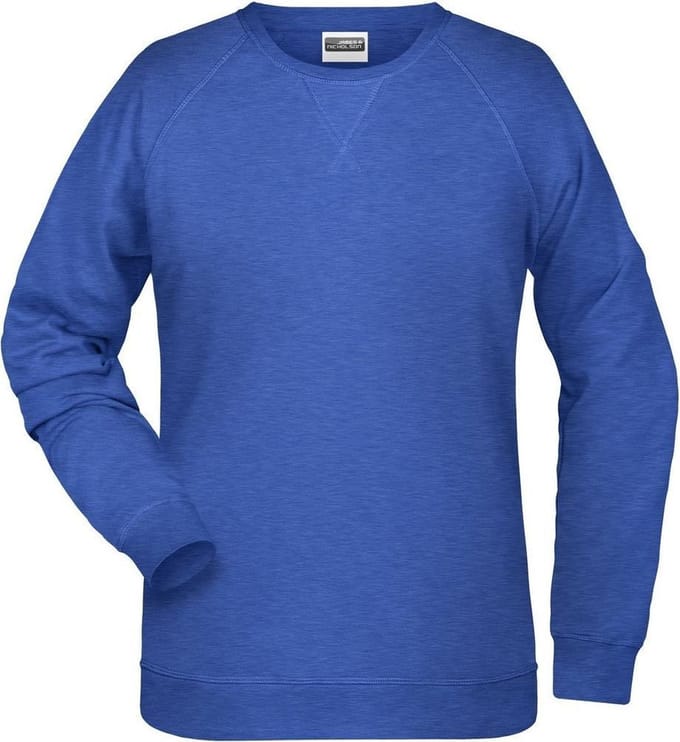 James and Nicholson Dames/dames Raglan Sweatshirt met lange mouwen (Koninklijke Heide)