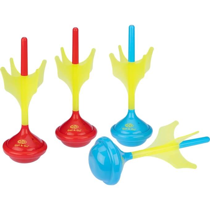 Get & Go Tuindarts Set - Glow in the Dark - 4 Darts & 2 Ringen
