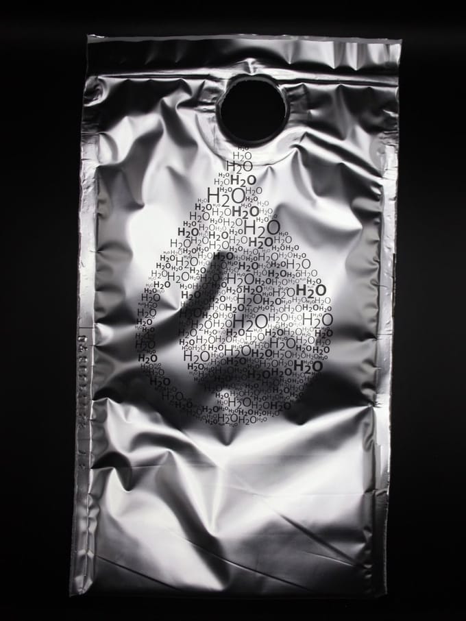 Cool BottleBag - Waterfles Koeltas - Isolerende Flessenkoeler - Herbruikbaar - Zilver