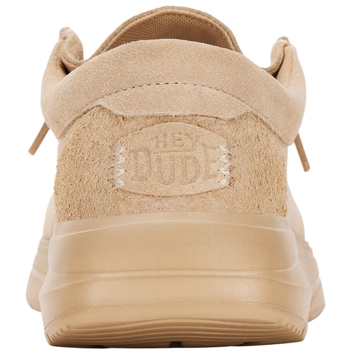 HEYDUDE Wally X Suede Heren Tan Bootschoenen