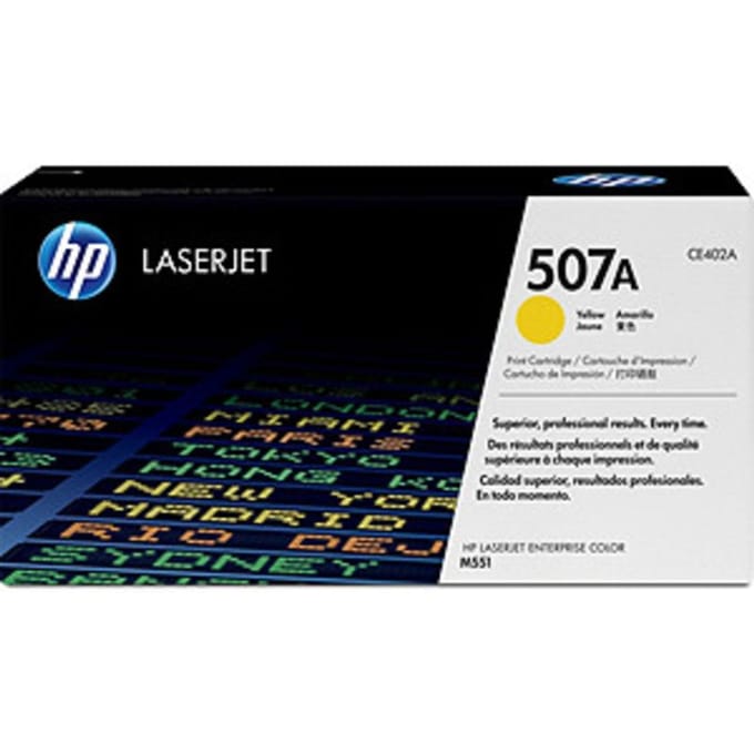 Tonercartridge hp ce402a 507a geel