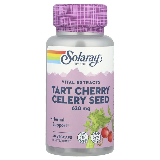 Zure Kers Selderijzaad, 620 mg, 60 Vegcaps