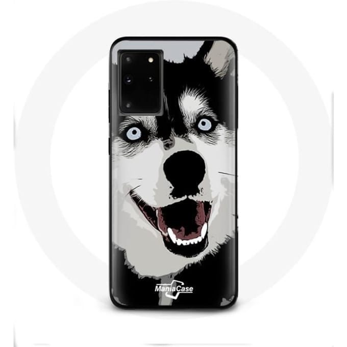 Case voor Samsung Galaxy S11 Plus Siberische Husky Blue Eyes
