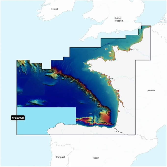 Navigatiekaart platinum + regular sd - baai van gascogne - kanaal Navionics