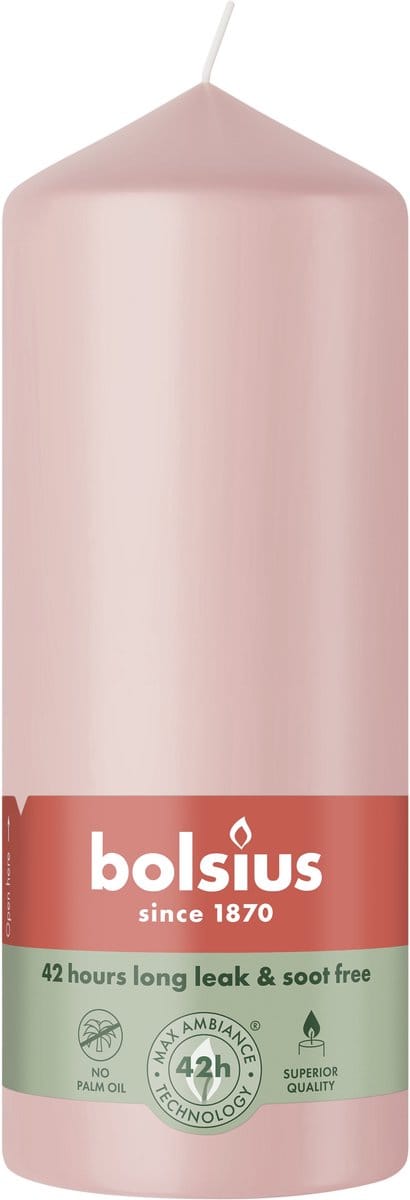 Bolsius Stompkaars 150/58 Nevelig Roze
