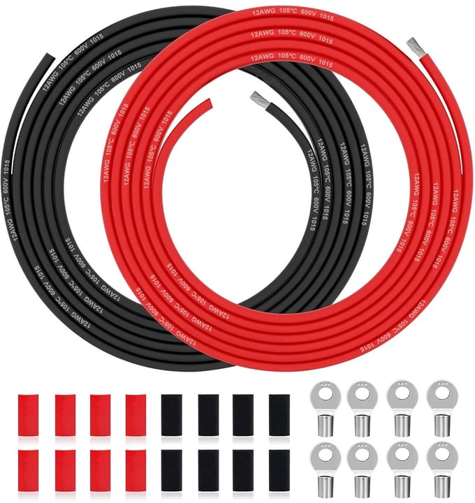 3,3mm² PVC Elektriciteitskabel 20 Meter - Hittebestendig en Flexibel