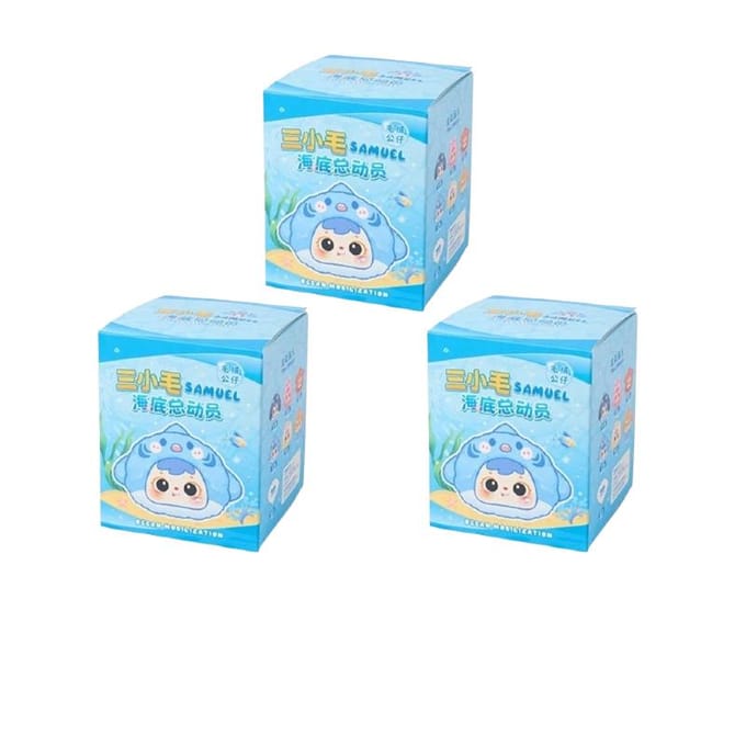 Drie Kleine Haar Samuel: Finding Nemo Populaire Pluche Speelgoed Verrassing Blind Box Schattige Hanger Pop Pop Verjaardagscadeau