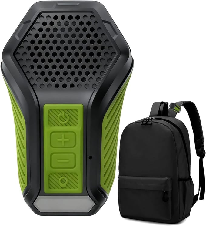 Draagbare Bluetooth Luidspreker - Clip-on Speaker - Muziek Delen - Met LED Licht - 3.9 x 7.9 x 3.9 cm