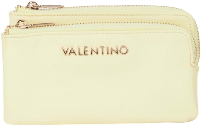VALENTINO accessoiretas Delia Re Pouch Vaniglia Lichtgeel