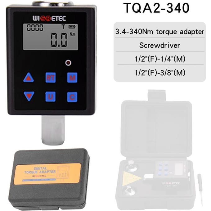 Digitale koppelmeter Digitale achtergrondverlichting Tweerichtingsmeting Twee werkmodi instelbaar TQA2-340