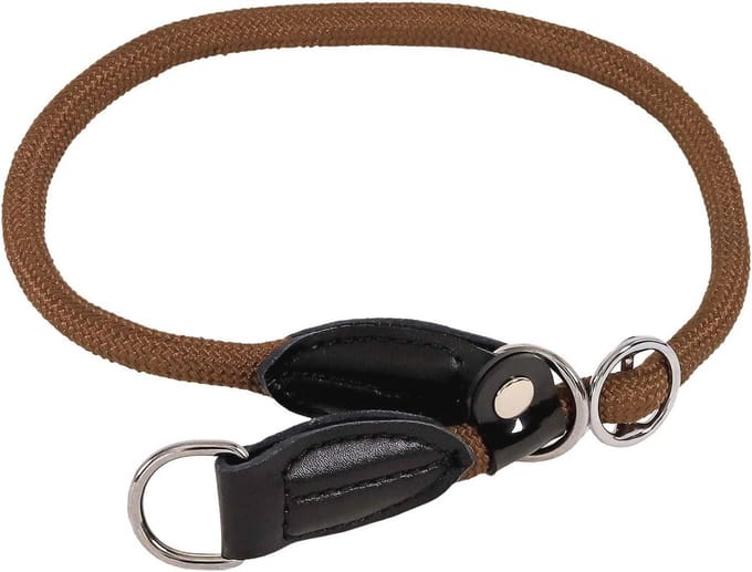 Verstelbare Hondenhalsband 50 cm - Bruin