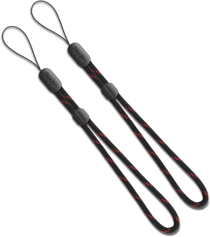 Verstelbare Paracord Lanyard Strap voor Camera, Telefoon, USB, Spelconsole, Sleutels en ID's - 2-pack