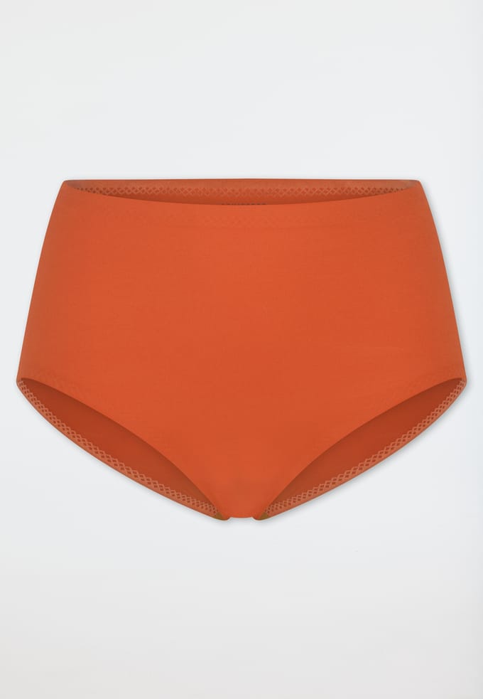 Maxi-slip van microvezelstof, terracotta - Invisible Soft 38