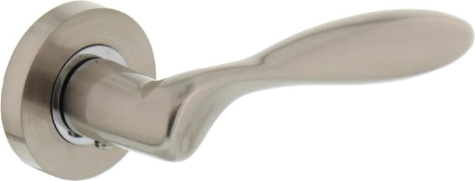 Intersteel Deurkruk George op rozet nikkel mat