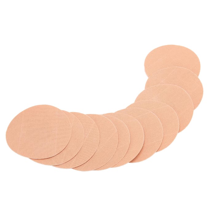 30 stuks sensorlijmpatch, lichtgewicht, voorkomt wegglijden, waterdichte sensorhoezen voor hardlopen beige