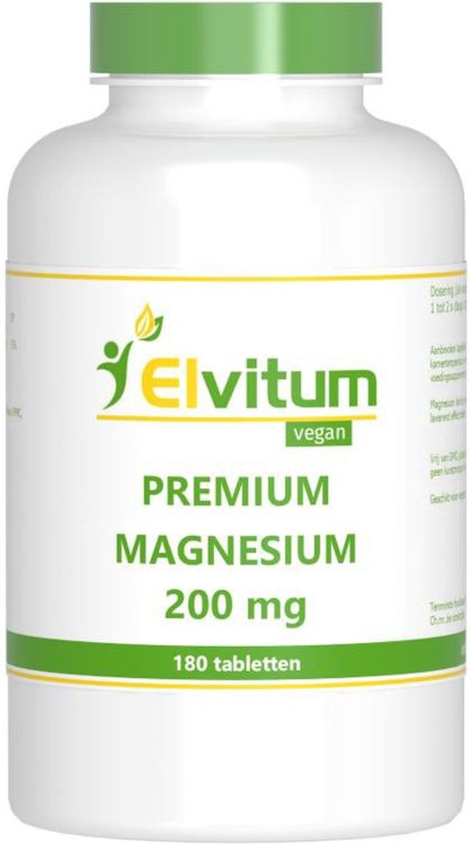 How2behealthy - Premium Magnesium 200mg - 180 tabletten