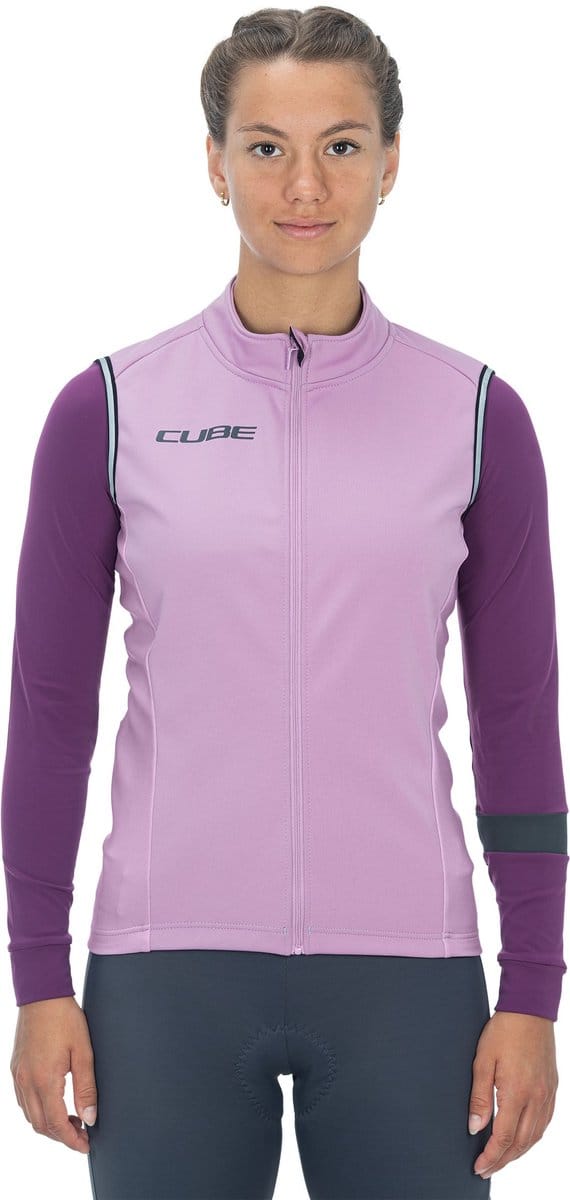 CUBE BLACKLINE WS SOFTSHELL VEST VIOLET S (36)