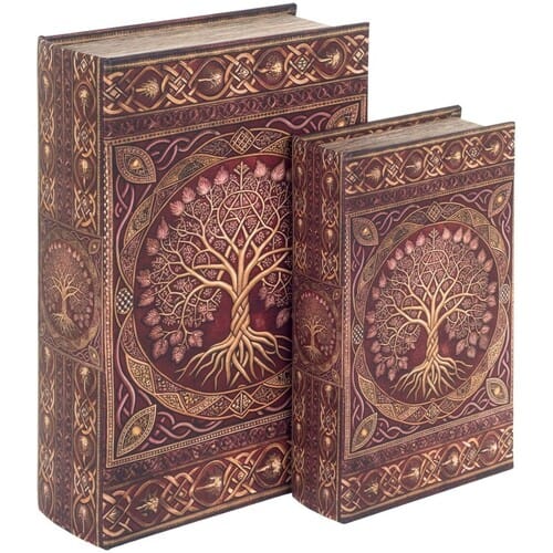 Manden en dozen Signes Grimalt Boom Van Het Leven Boekenbox 2U