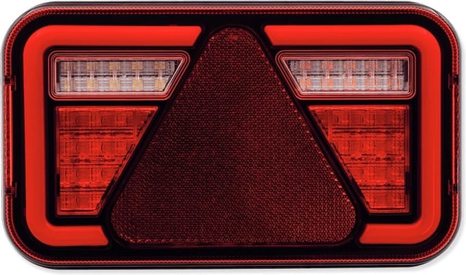 Aspock MultiLED 4 - LED achterlicht - 5 polige connector - 241x141x71 mm
