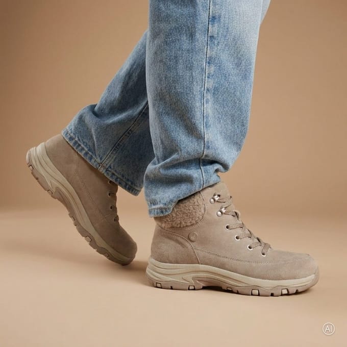 Skechers Skechers Slip-ins Waterproof Veterboots taupe