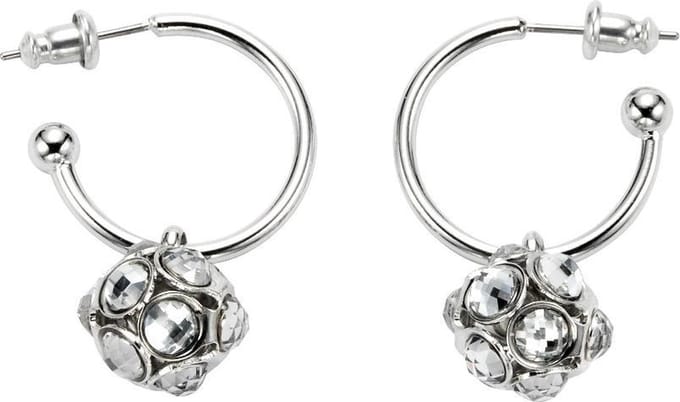 Behave - Oorbellen - Dames - Zilverkleur - Trendy - Met Hanger