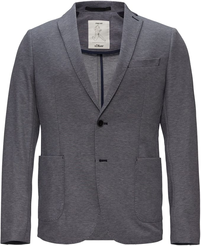s.Oliver  Jacket Indoor Marine Blue Größe: 46 | Blazer Outlet | Herren | Blau