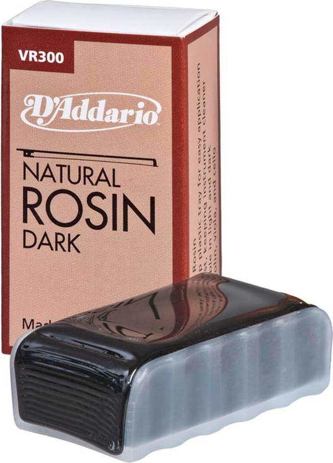 D'Addario VR-300 hars voor viool, donker, ovaal, in doosje