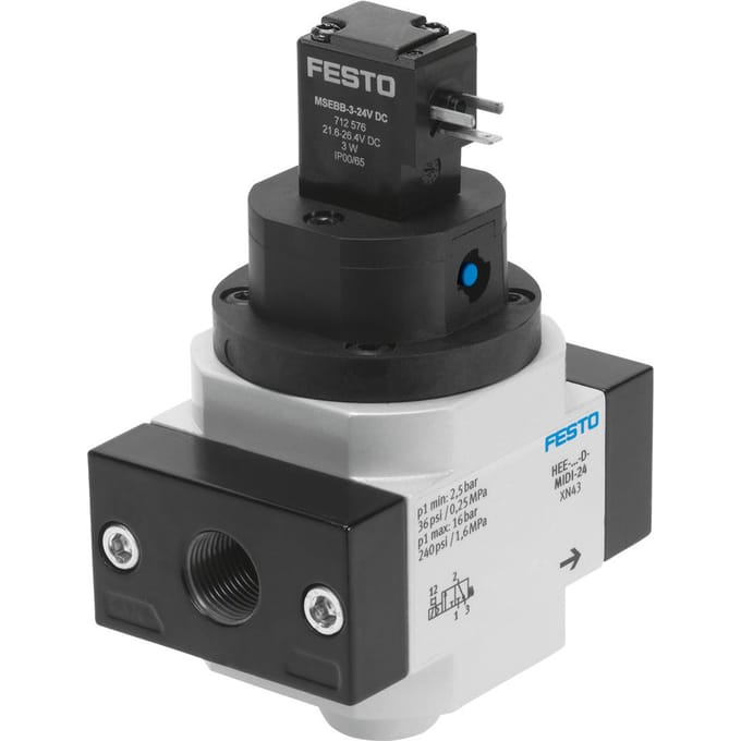 FESTO Inschakelventiel G3/8'' 2.5-16bar 3200l/min Midi - 172943 - P2YGM