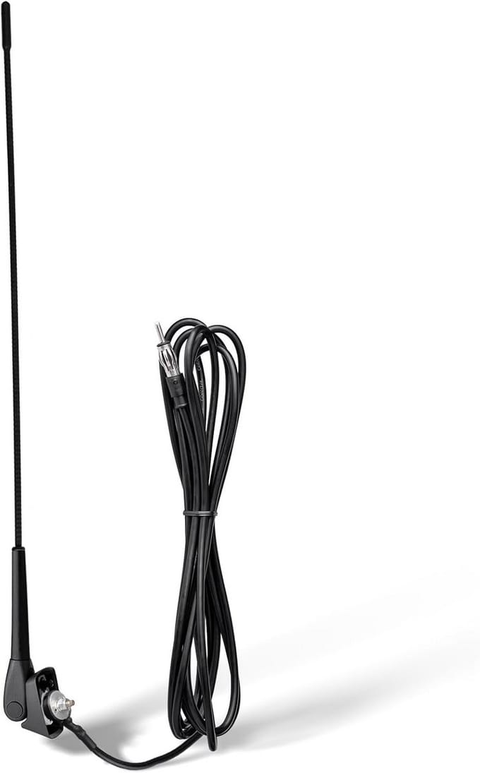 Universele Auto AM FM Radio Antenne met 3m Kabel en DIN Stekker