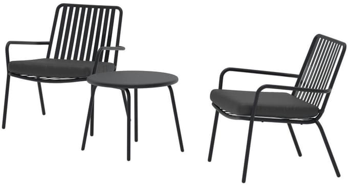 Svea - Minnie bistroset - zwart/zwart