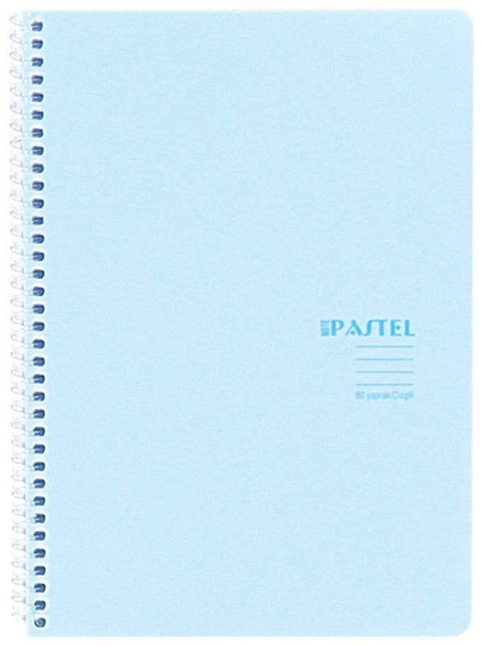 Schoolnotitieboek A4 Pastel PP Gesloten Collegeblok