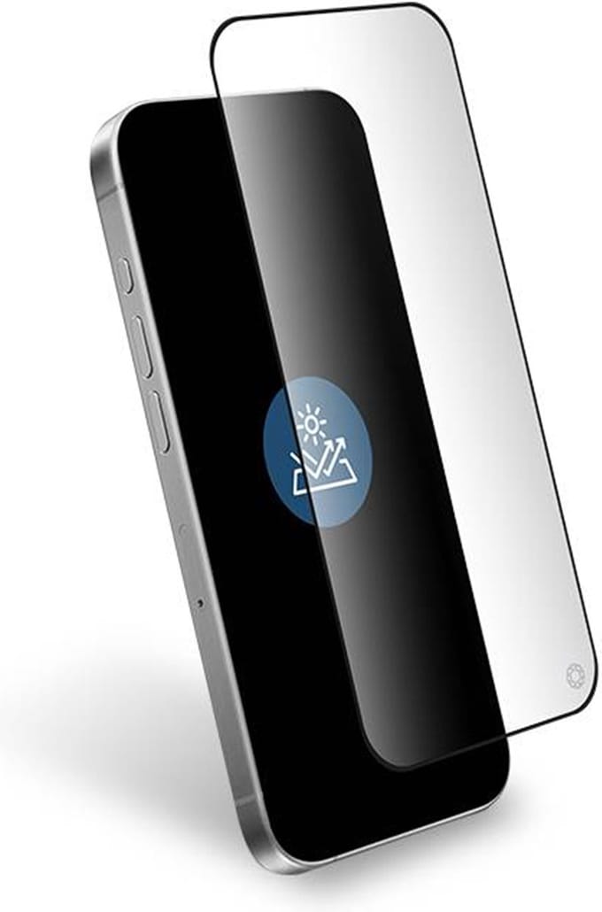 Force Case, Screenprotector geschikt voor iPhone 16 / 15 / 14 Pro - Matte Anti-Reflectie 9H+, Transparant