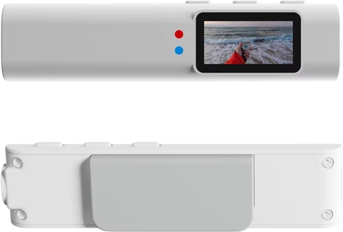 2.7K Camera Bril met WiFi – Slimme Bril met Camera – FPV Microcamera – Video Opname Bril met Geluid – Draagbare Mini Camera met App-besturing - Wit