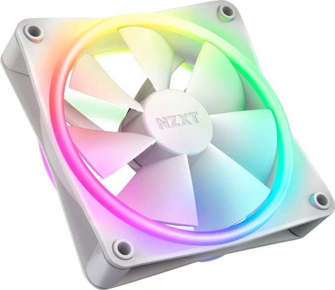 NZXT F120 RGB DUO - White - Case ventilator - 120mm - Wit - 29 dBA