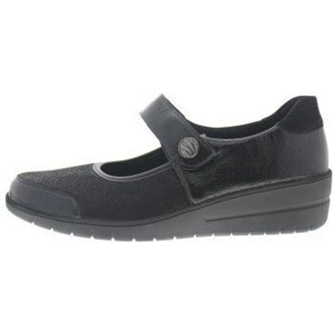 Solidus -Dames - zwart - ballerina's & mocassins - maat 38