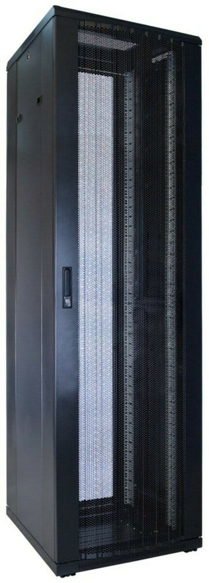 DSIT 42U serverkast met geperforeerde deur 600x600x2000mm (BxDxH) - serverbehuizing - serverrack - 19 inch