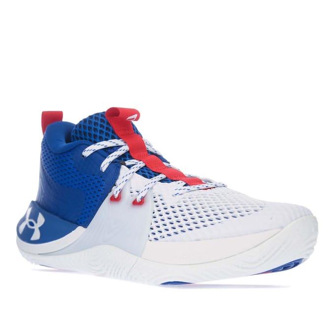 Under Armour UA Embiid One basketbalschoenen voor heren, koninklijk met