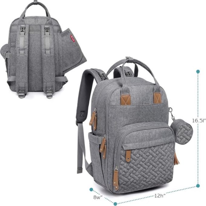 Baby Changing Table Backpack Diaper Bag Backpack - diaper bag backpack, large capacity diaper bag