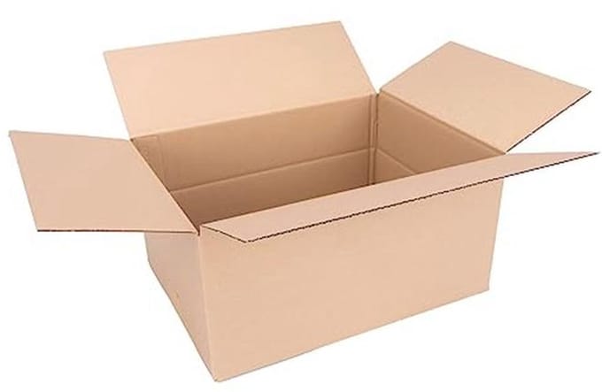 100 Stuks Verhuisdozen en Verzenddozen 400x300x200 mm - Sterk Golfkarton