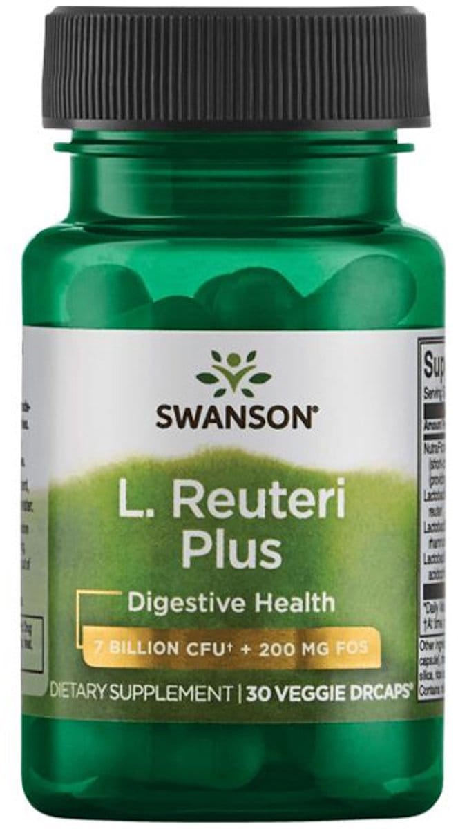 Swanson Health L. Reuteri Plus - Vegan - 30 Capsules - Swanson